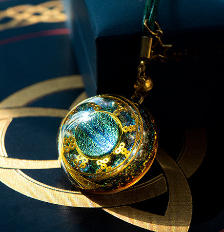 Fortune Crystal Necklace Lucky Stone Pendant